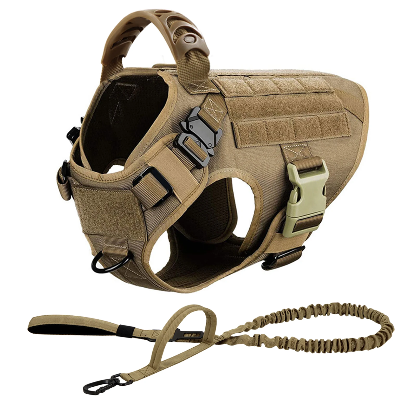 Large Dog Harness And Leash Set Pet German Shepherd Malinois Training Walking Vest Dog Harness And Collar For Medium Large Dogs - Image 11