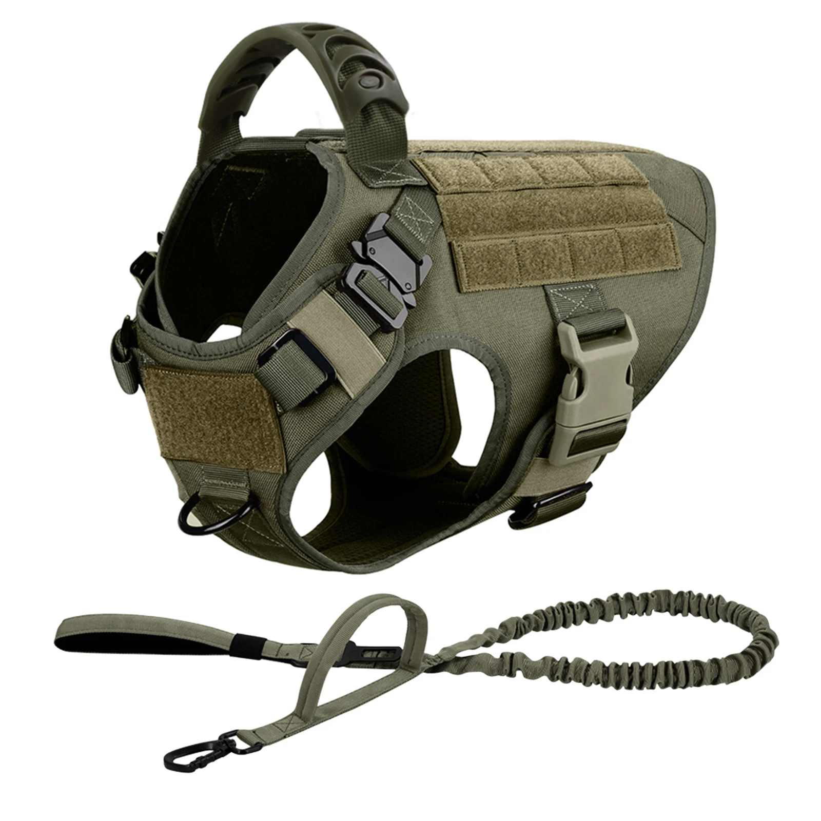 Large Dog Harness And Leash Set Pet German Shepherd Malinois Training Walking Vest Dog Harness And Collar For Medium Large Dogs - Image 14