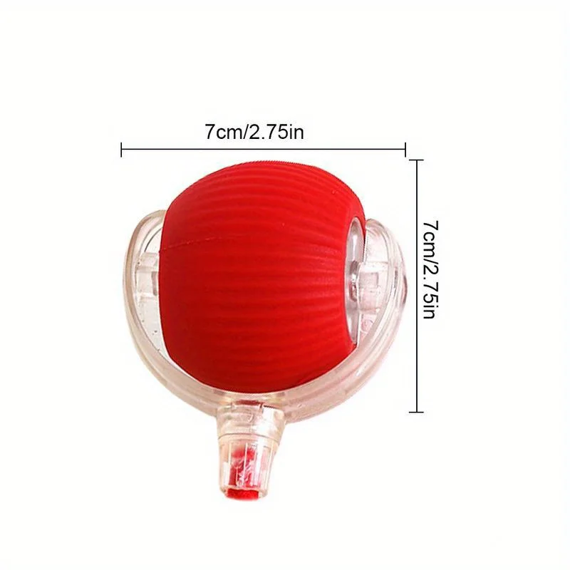 Automatic Interactive Cat Ball Toy Rechargeable Smart Electric Rolling Ball with Faux Tail Mouse Imitation for Dog Cat Training - Image 4