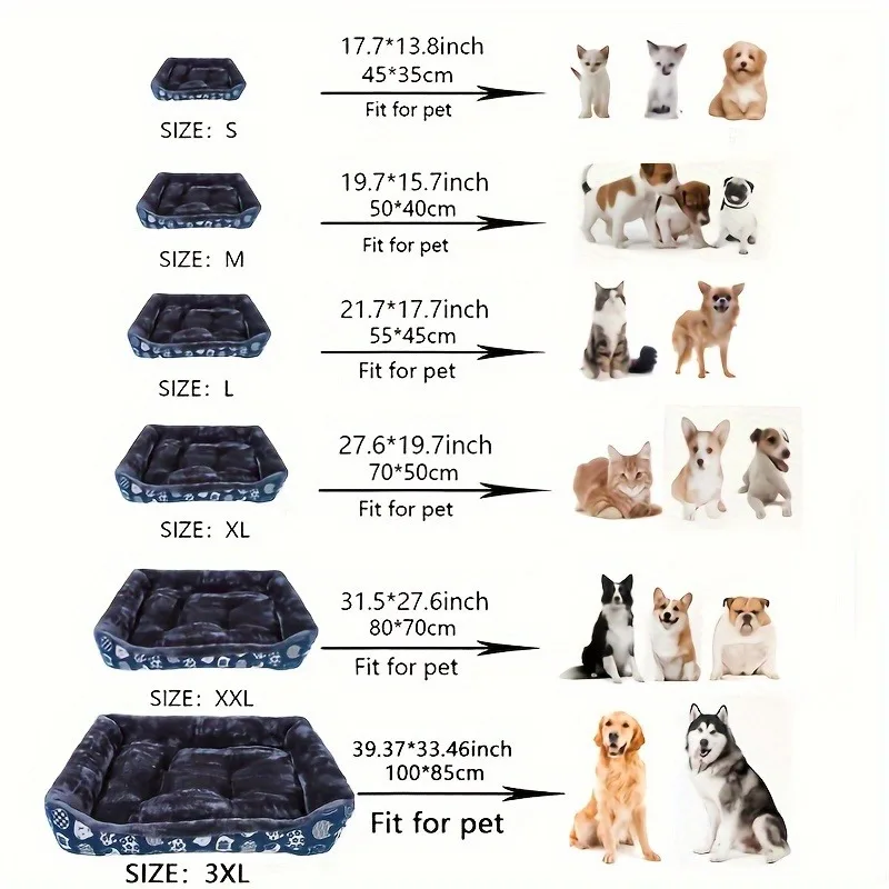 Pet Dog Bed Sofa Mats Winter Pet Products Coussin Chien Accessories Dogs Basket Supplies For Large Medium Small House Cat Bed - Image 3