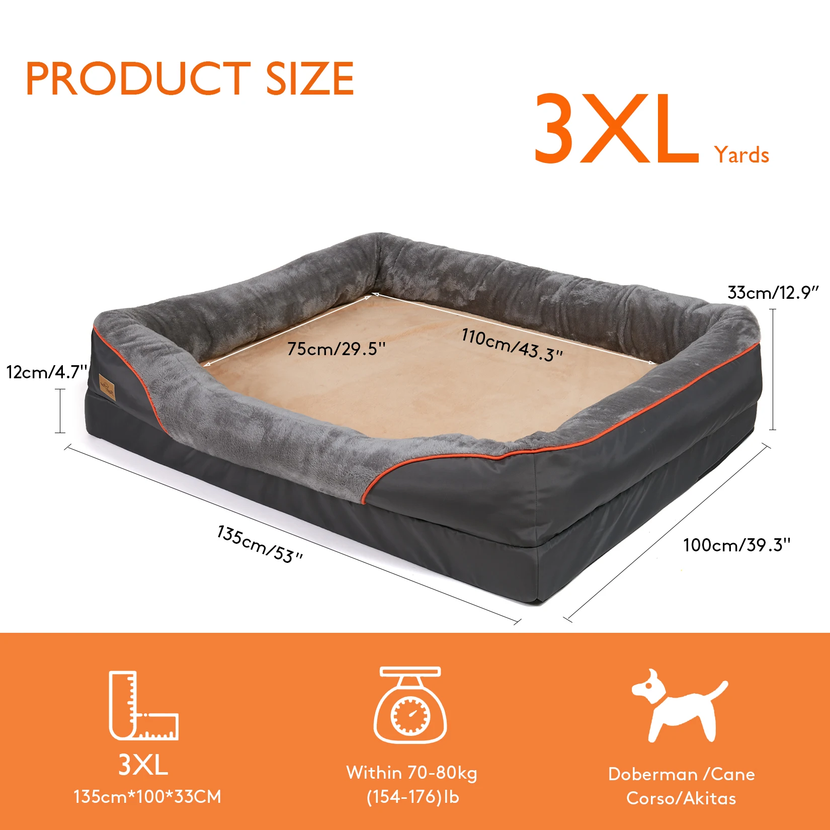 Washable Large Dog Bed - Image 7