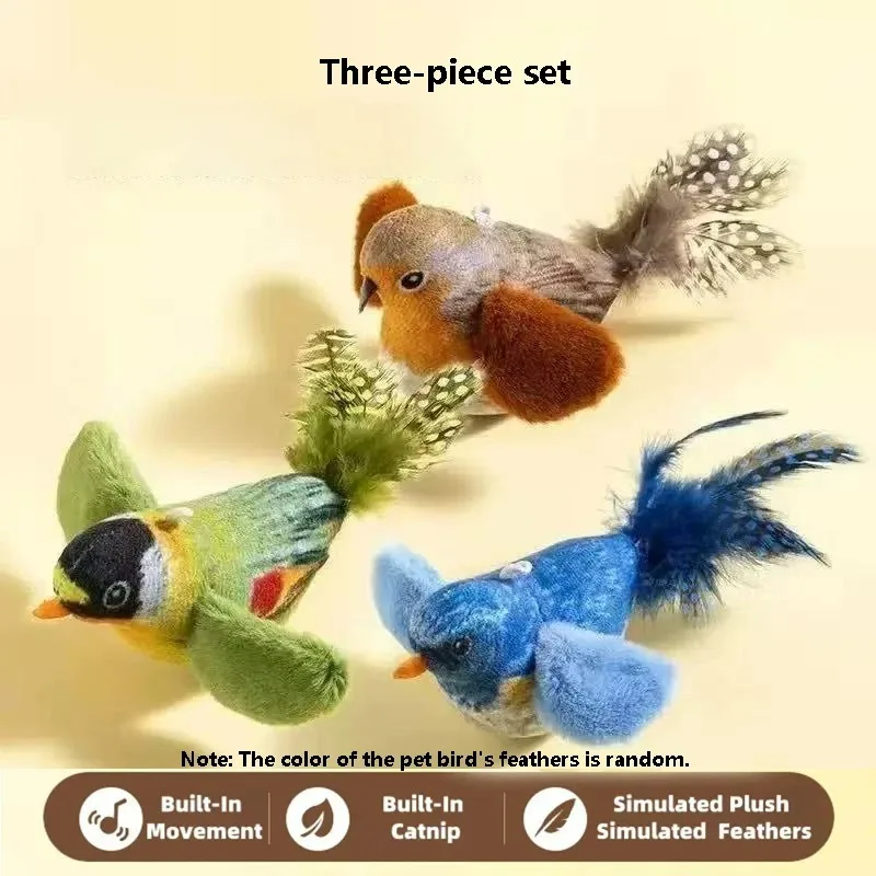Plush Bird Cat Toy - Image 8
