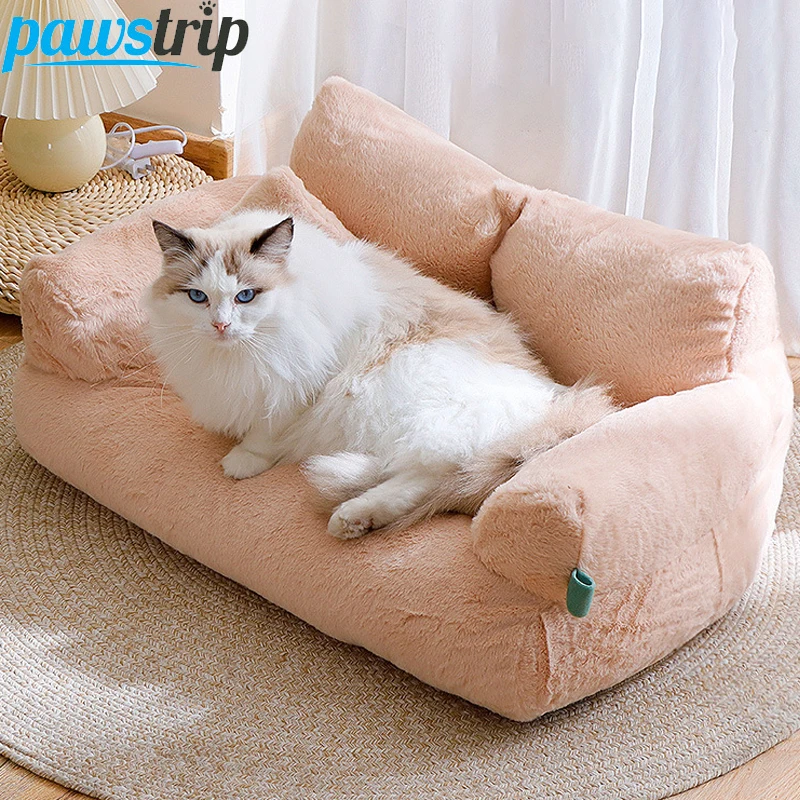 Luxury Plush Cat Bed - Image 2