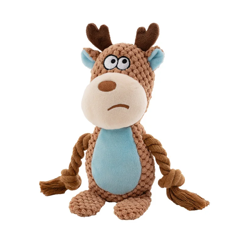 Squeaky Plush Dog Chew Toy - Image 10