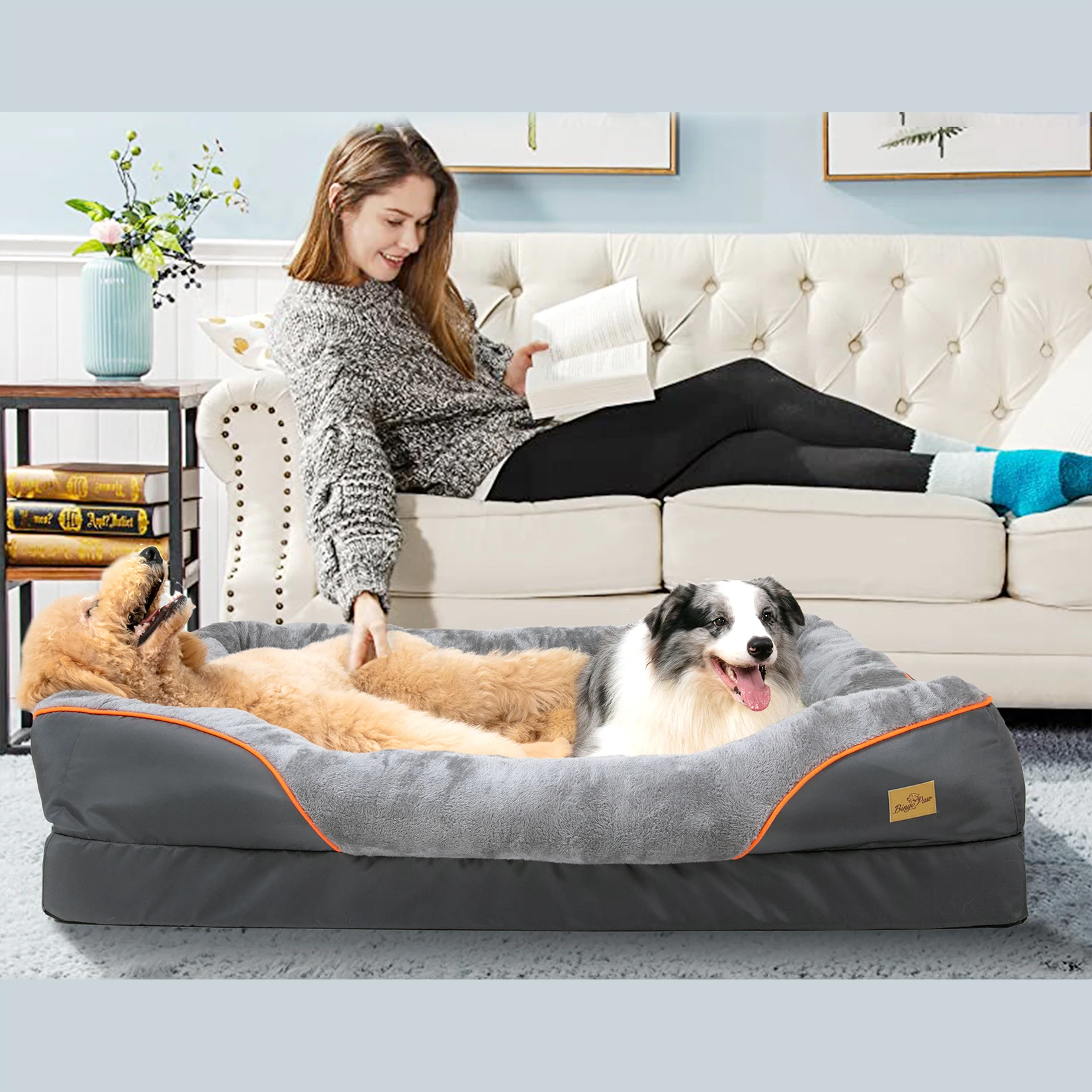 Washable Large Dog Bed - Image 4
