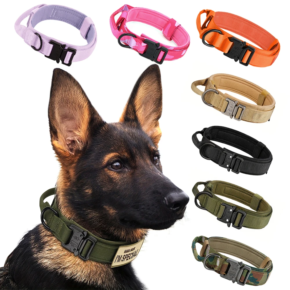 Tactical Dog Collar Leash Set