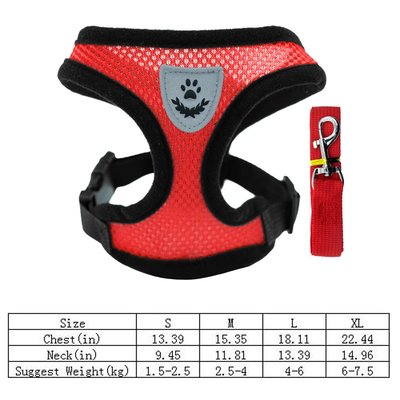 Adjustable Mesh Dog Harness - Image 6