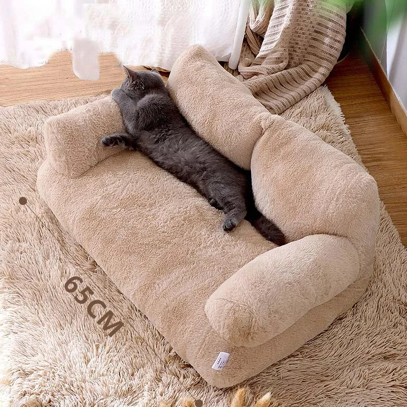 Luxury Plush Cat Bed - Image 4