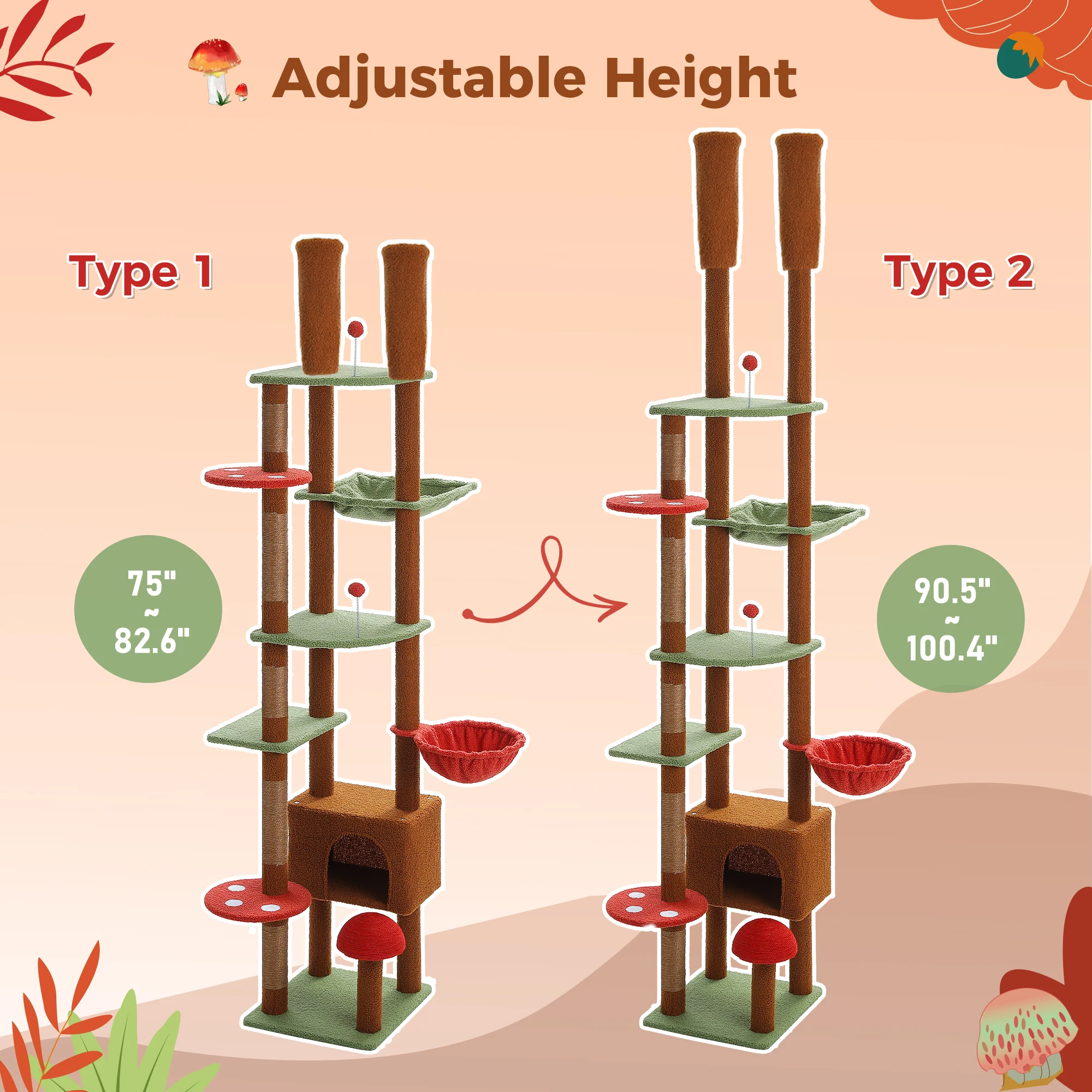 Floor To Ceiling Cat Tree - Image 5