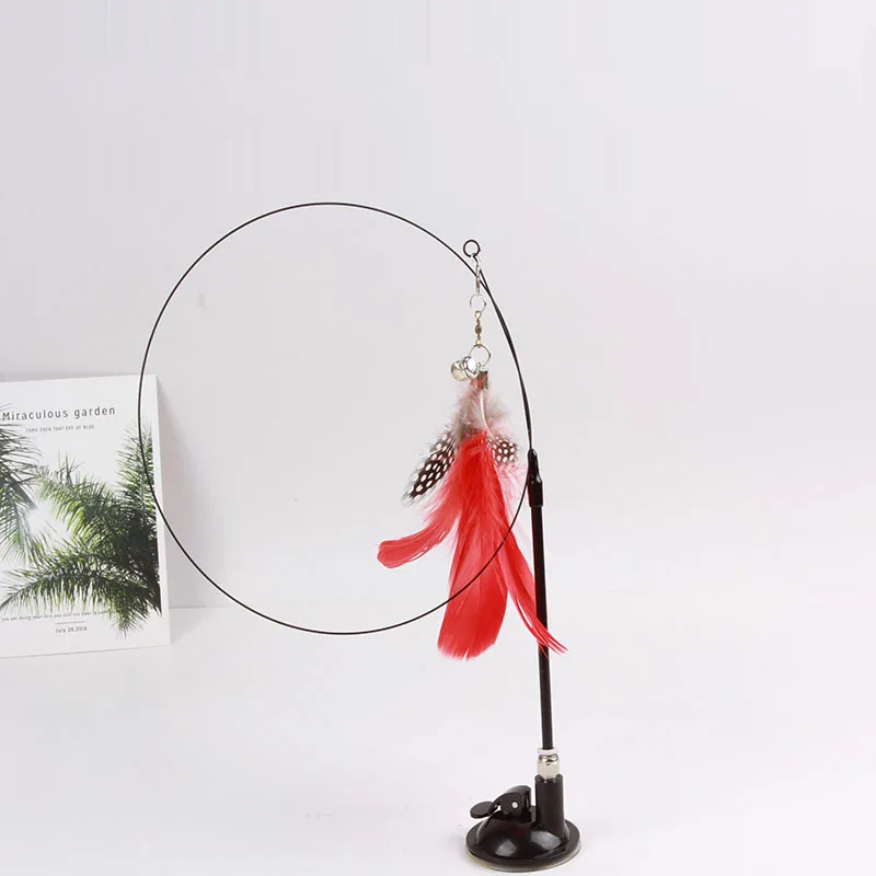 Feather Teaser Wand Cat Toy - Image 11
