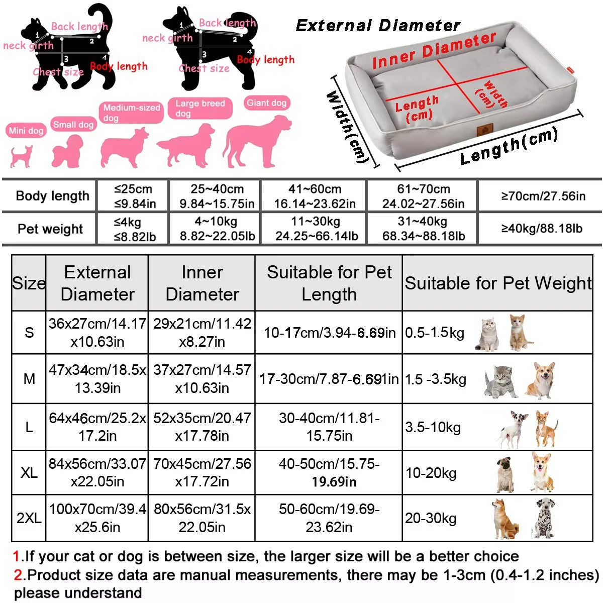 Waterproof Square Dog Bed - Image 6