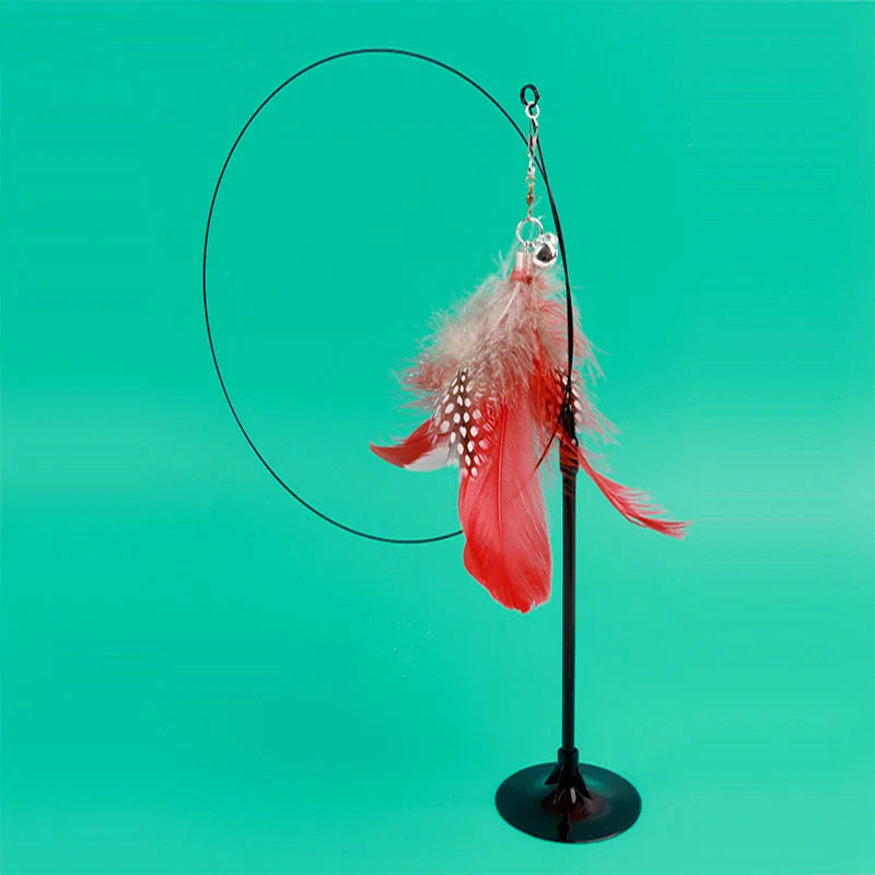 Feather Teaser Wand Cat Toy - Image 7