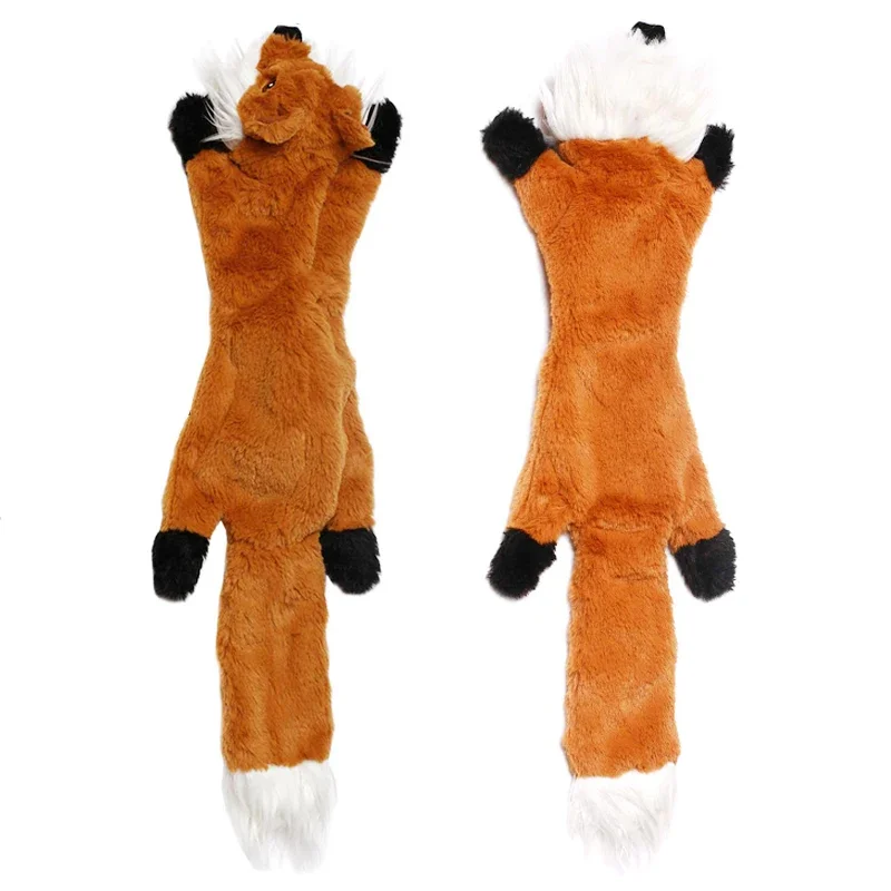 Animal Squeaky Plush Dog Toy - Image 7