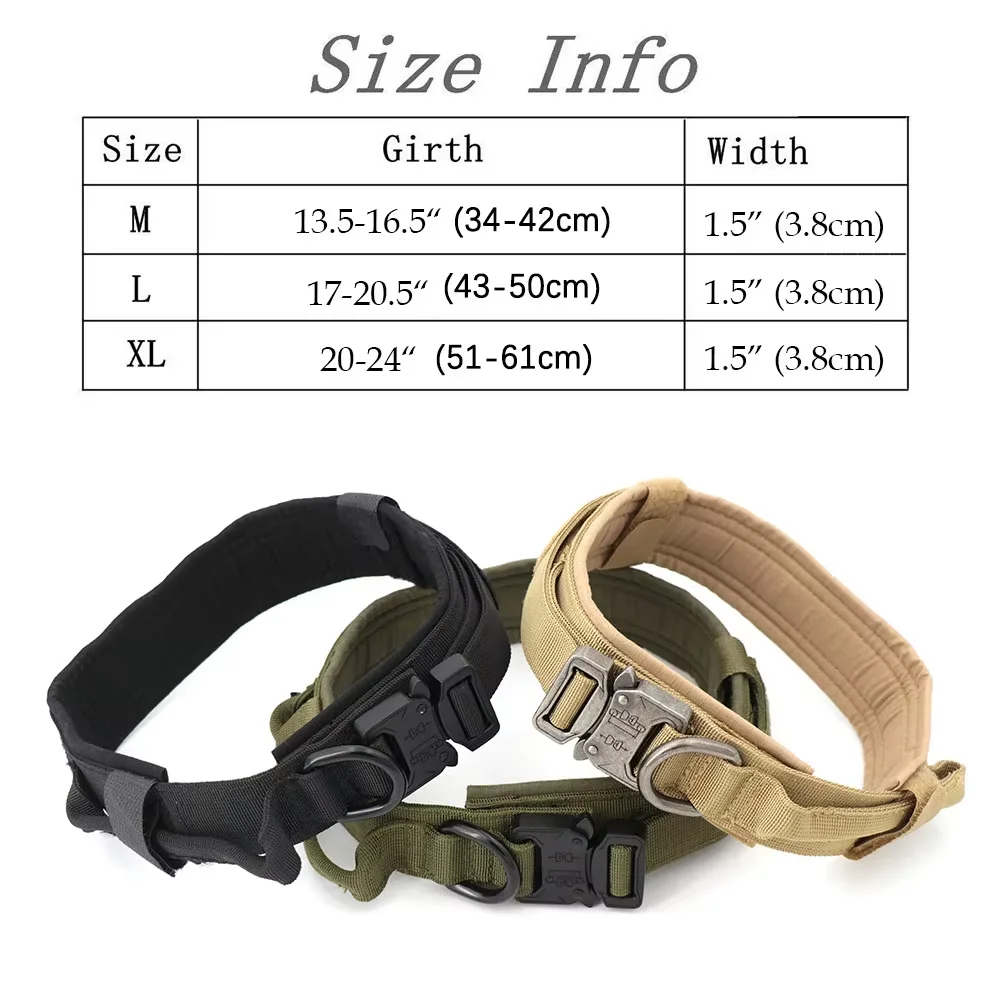 Tactical Dog Collar Leash Set - Image 5