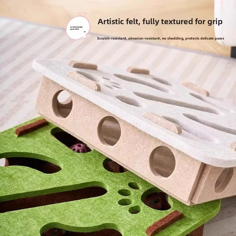 Felt Cat Puzzle Box - Image 3