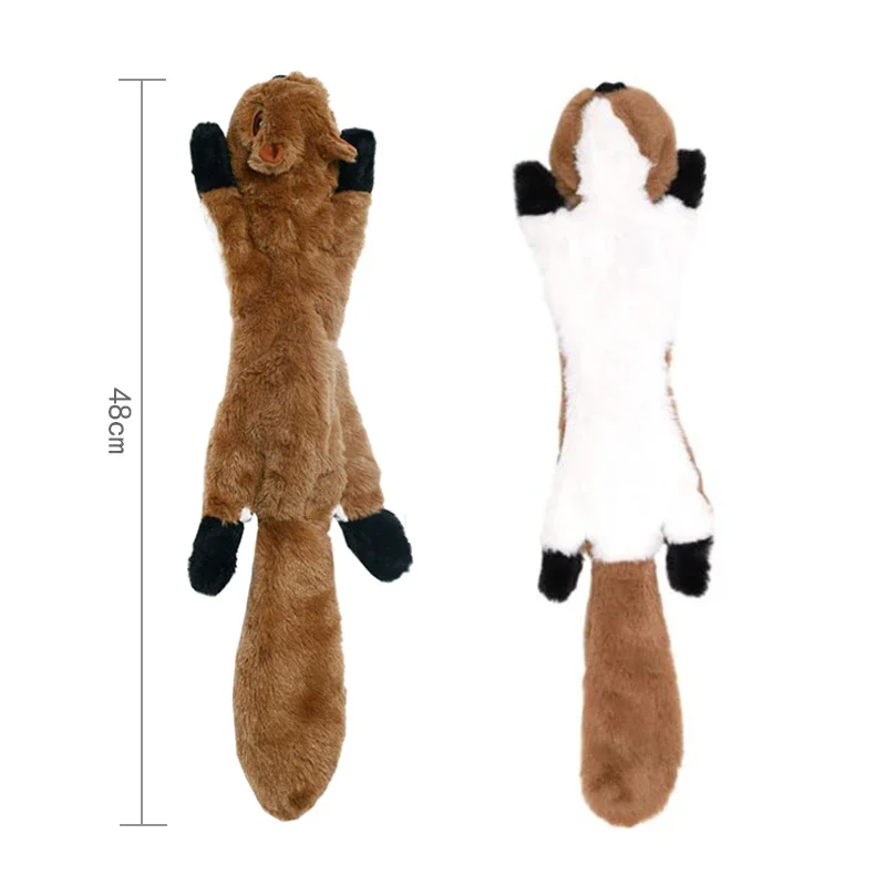 Animal Squeaky Plush Dog Toy - Image 5
