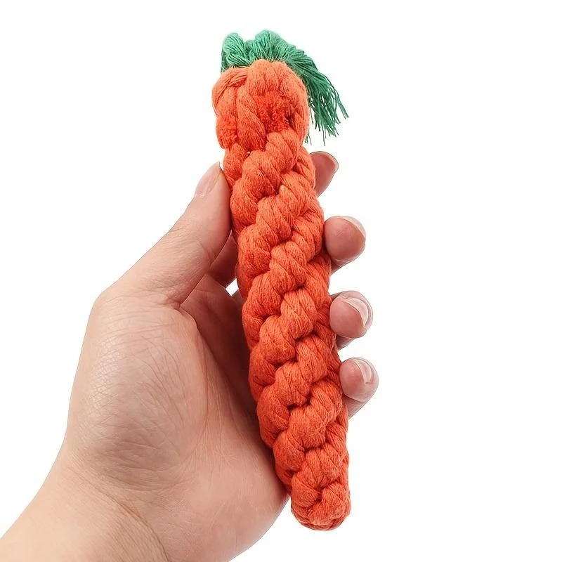 Carrot Cotton Rope Dog Toy - Image 7