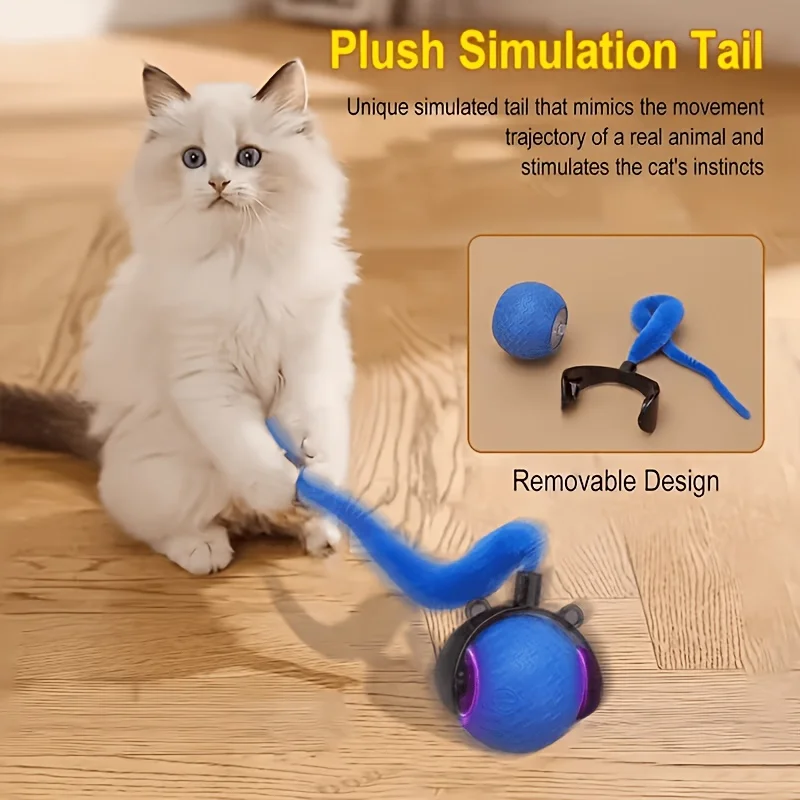 LED Rolling Cat Ball - Image 2
