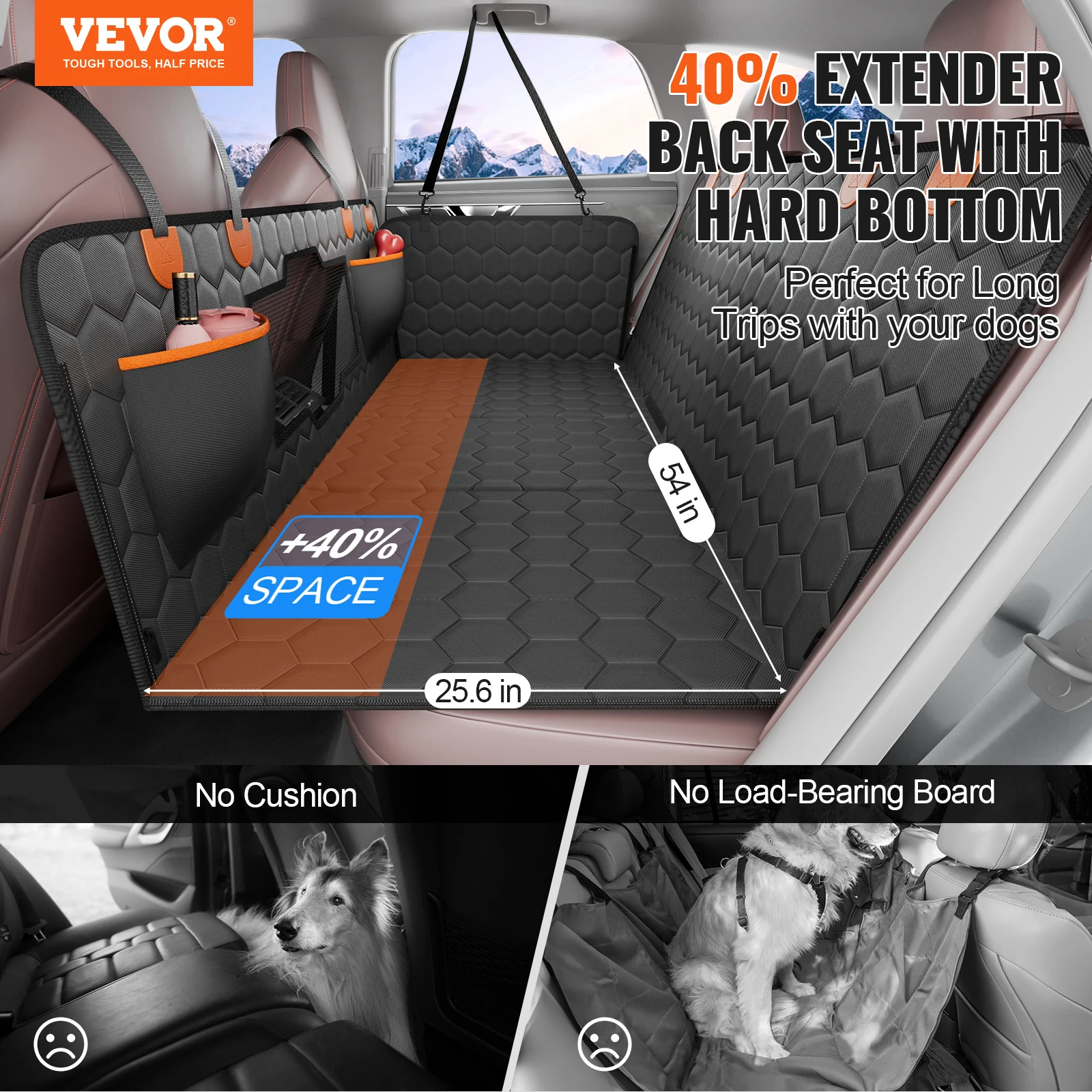 Dog Back Seat Extender Cover - Image 2