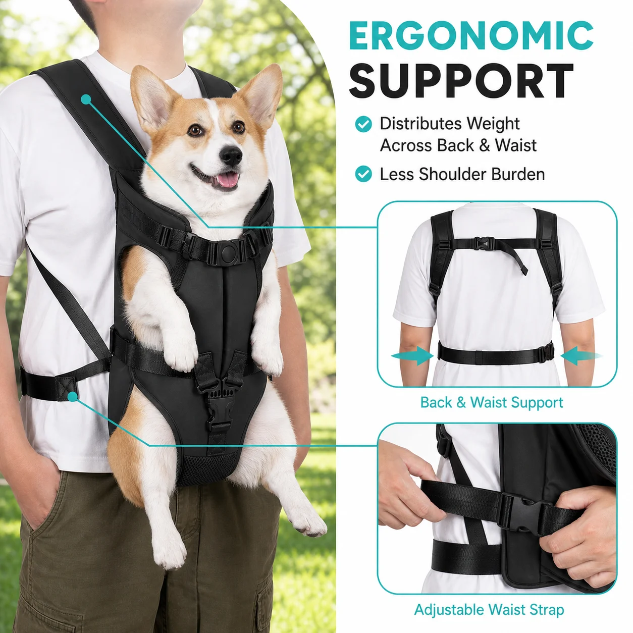 Front Pet Carrier Backpack - Image 4