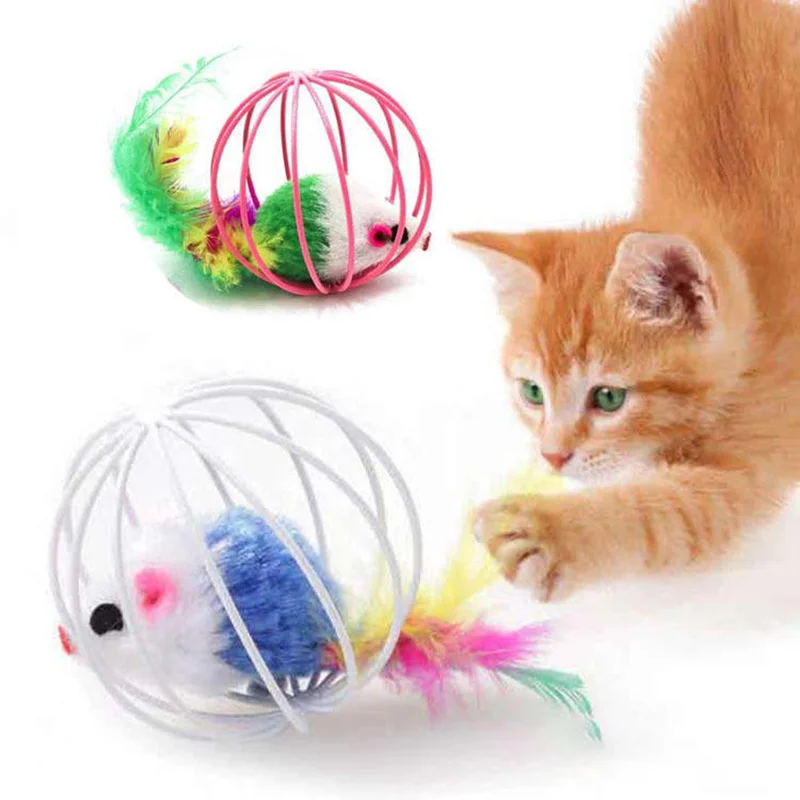 Mouse Cage Cat Toy