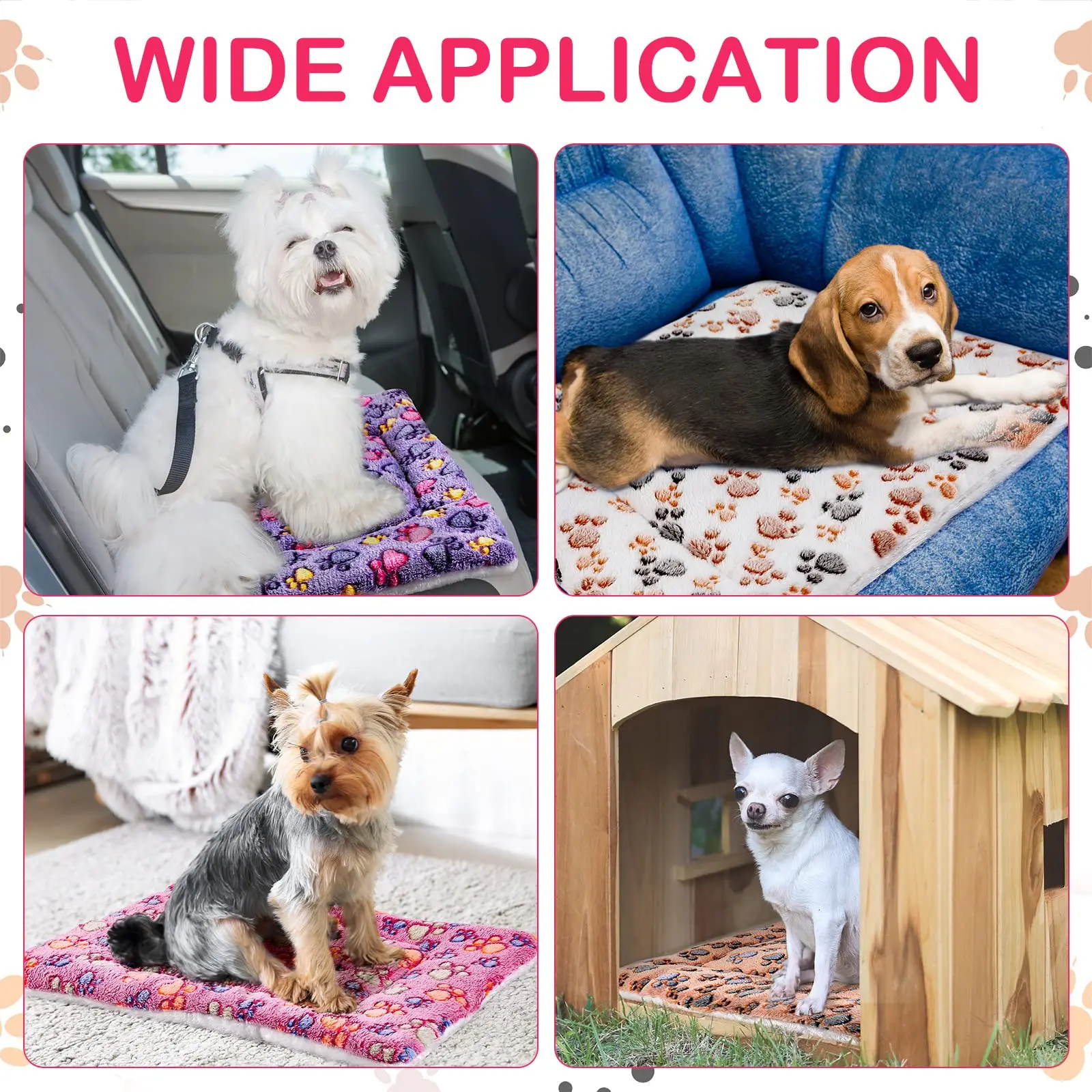 Flannel Pet Bed Mat - Image 5