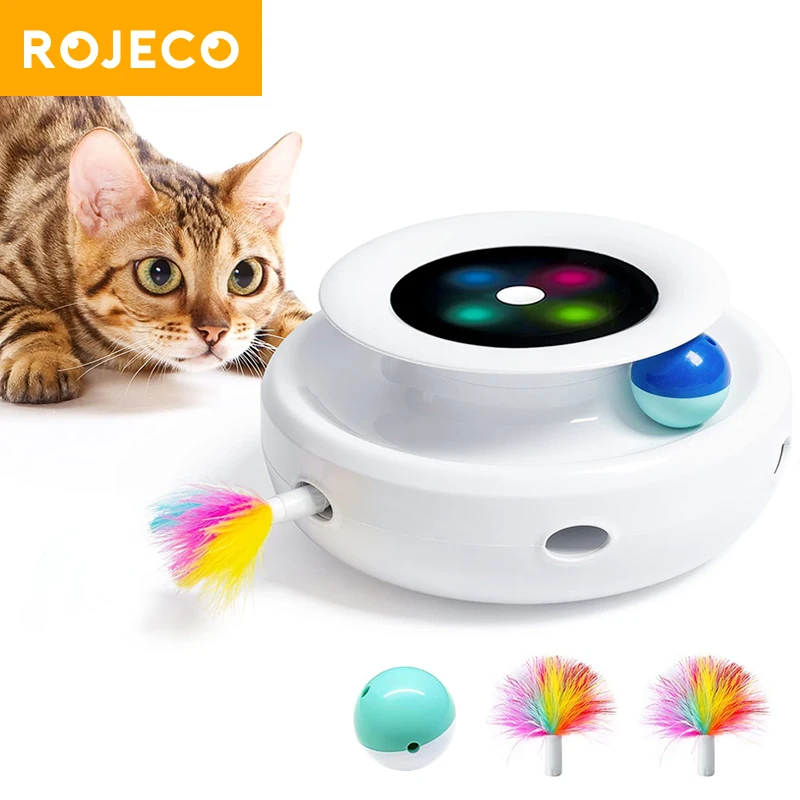 Automatic Feather Cat Toy