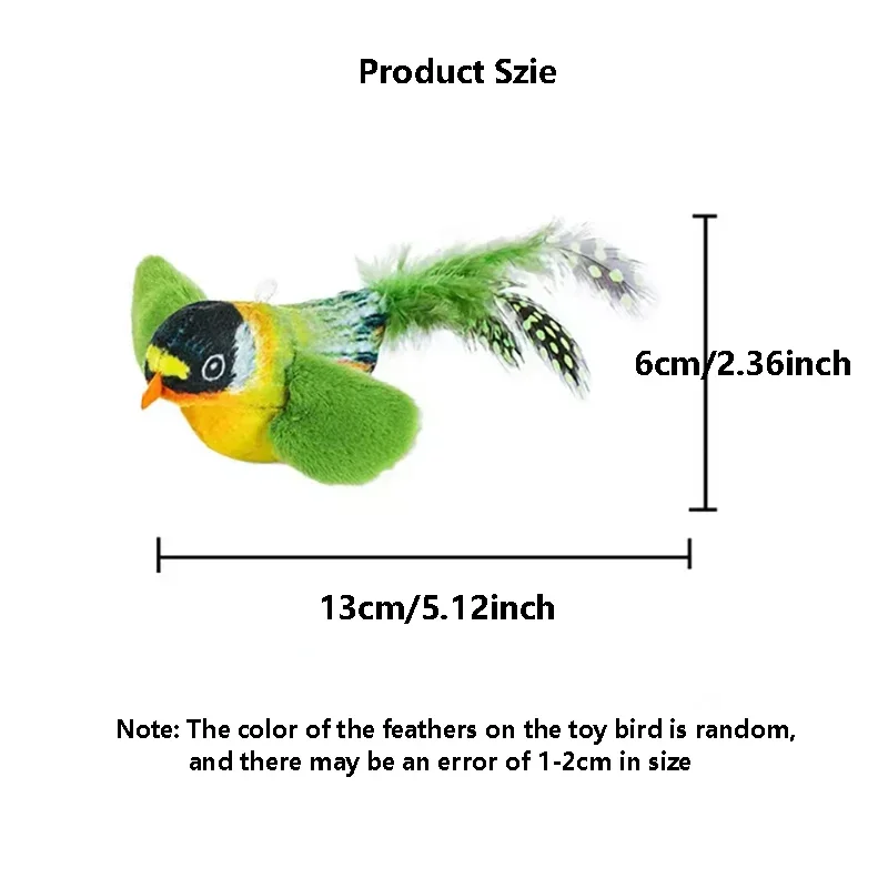 Plush Bird Cat Toy - Image 6