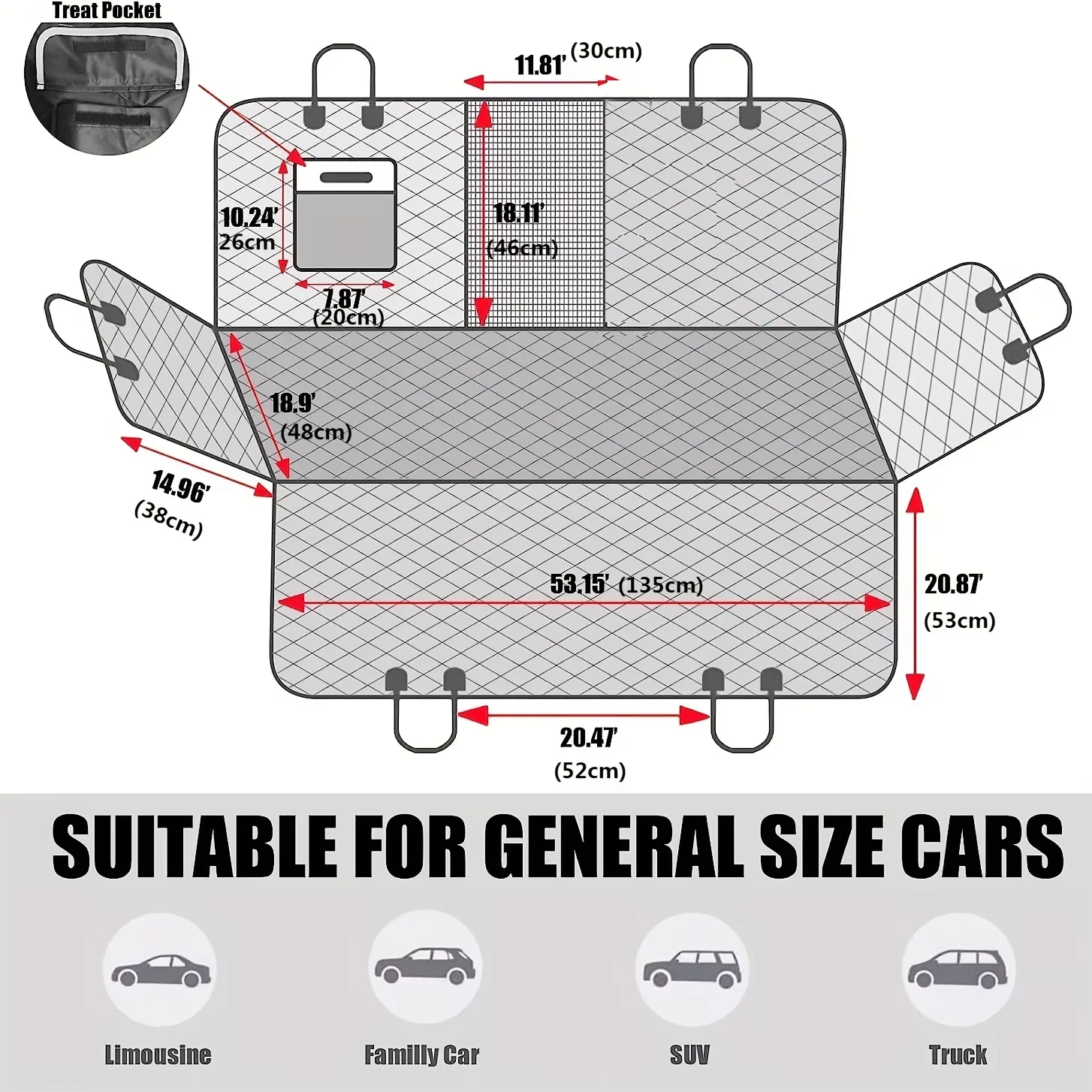 Waterproof Dog Car Backseat Cover - Image 5