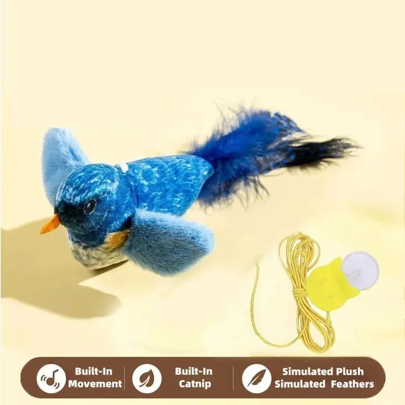 Plush Bird Cat Toy - Image 10