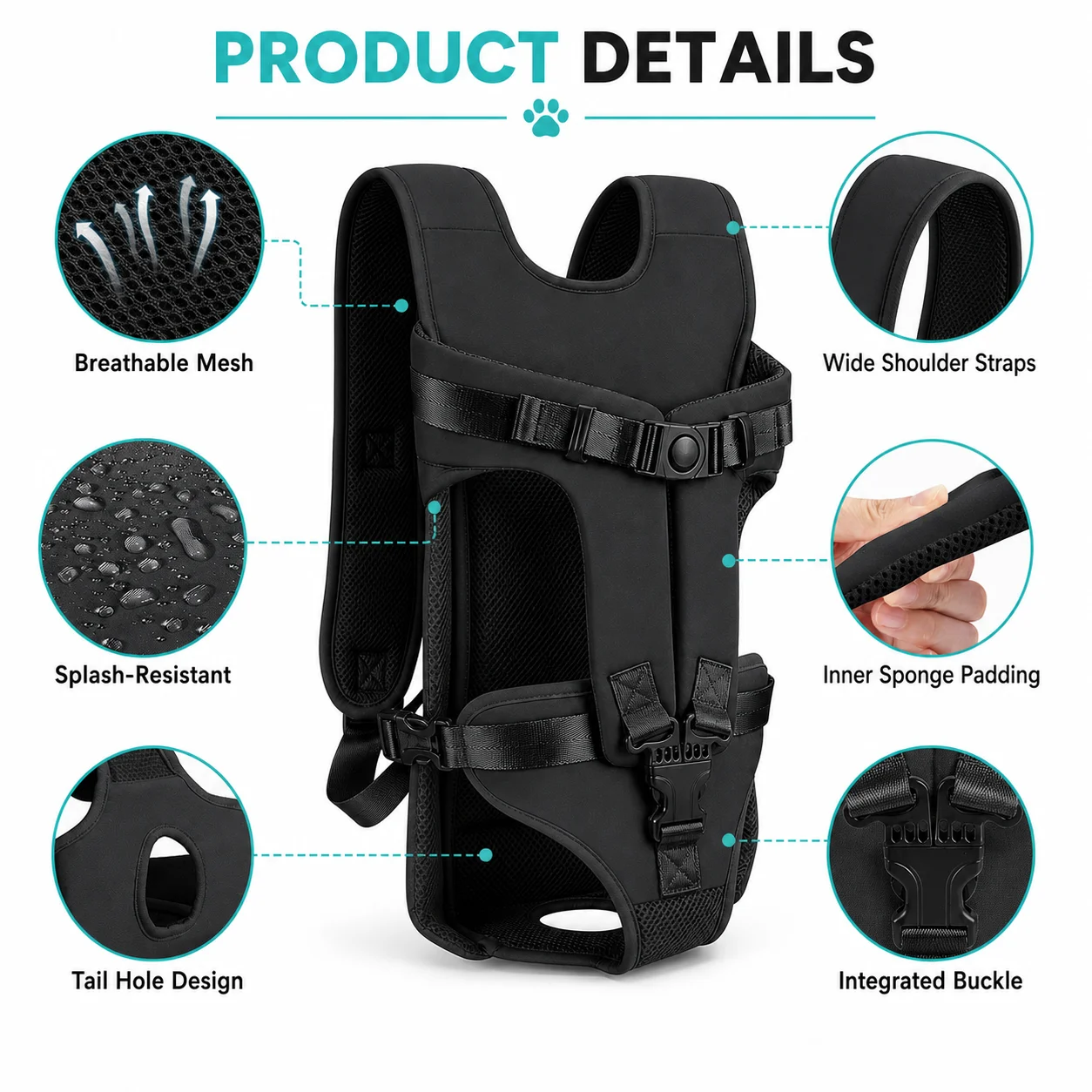 Front Pet Carrier Backpack - Image 5