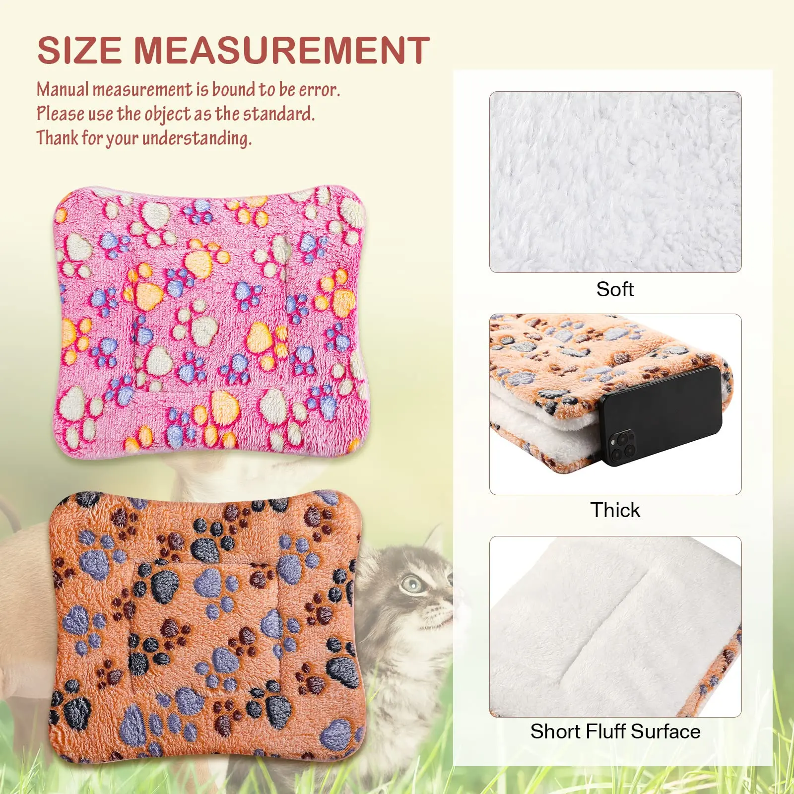 Flannel Pet Bed Mat - Image 3
