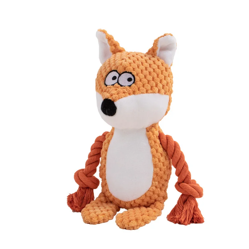 Squeaky Plush Dog Chew Toy - Image 9