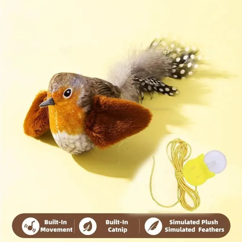 Plush Bird Cat Toy - Image 9
