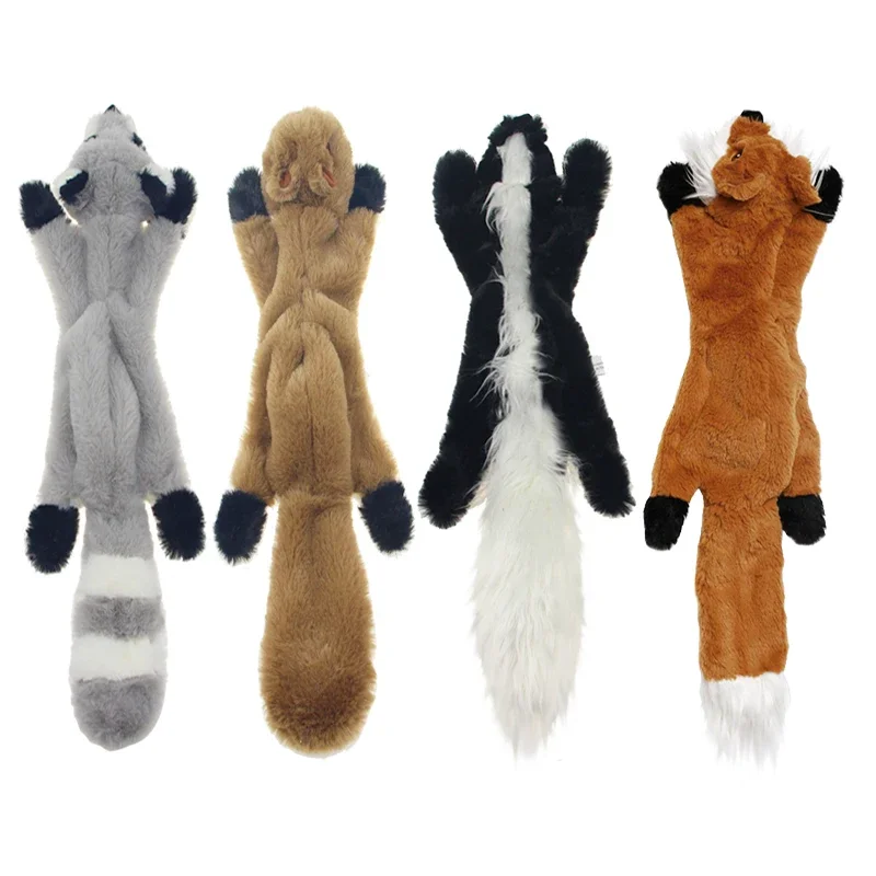 Animal Squeaky Plush Dog Toy - Image 6