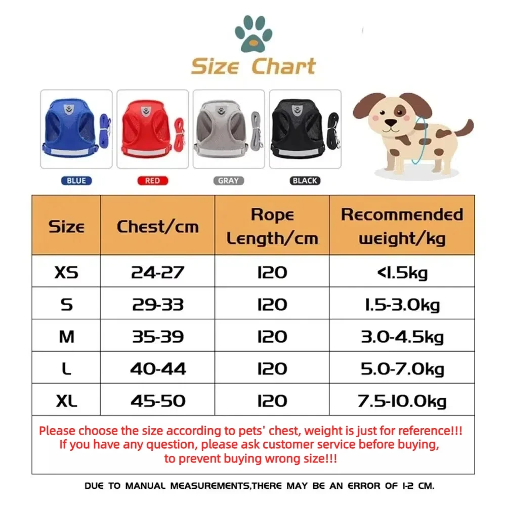 Reflective Cat Harness Leash Set - Image 2