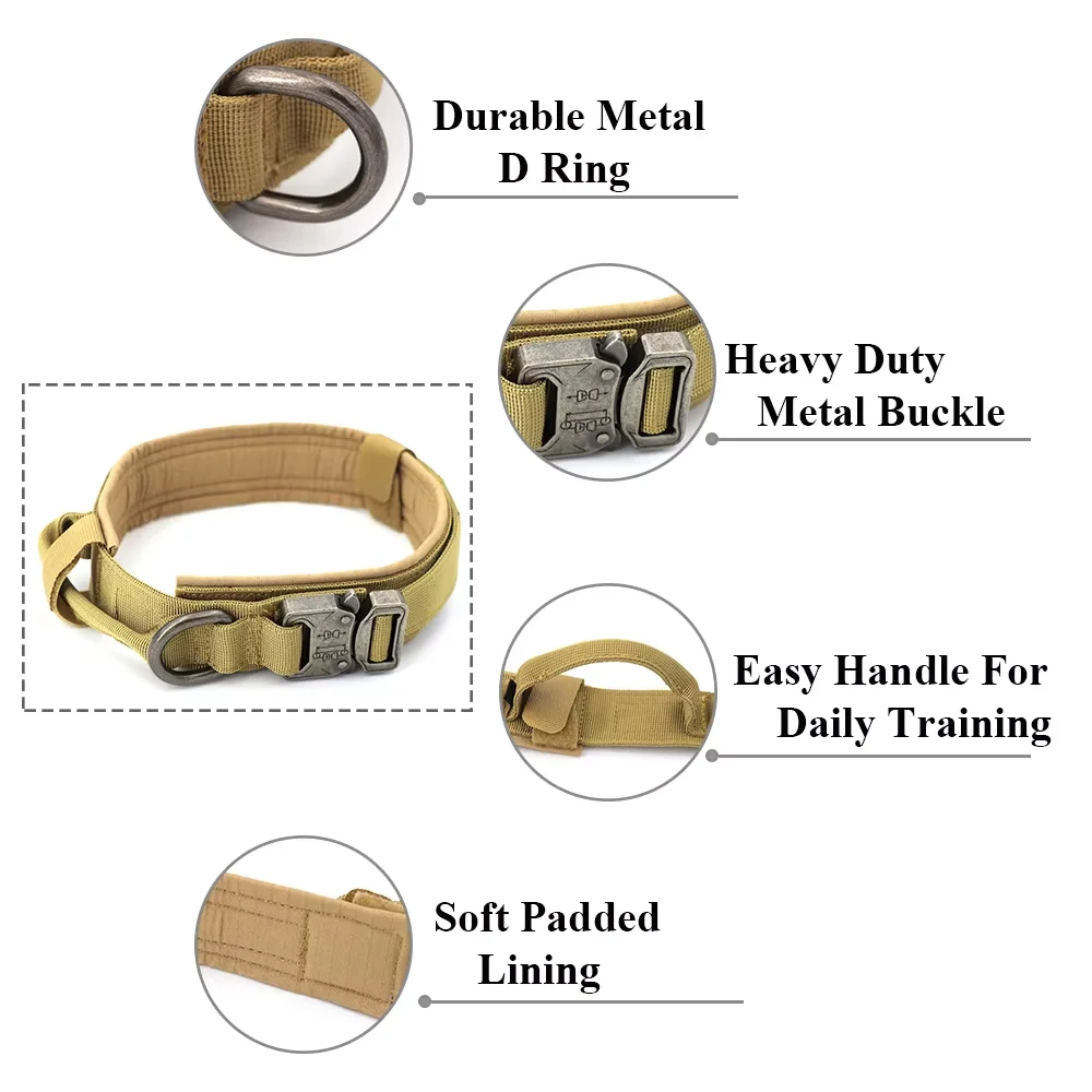 Tactical Dog Collar Leash Set - Image 3