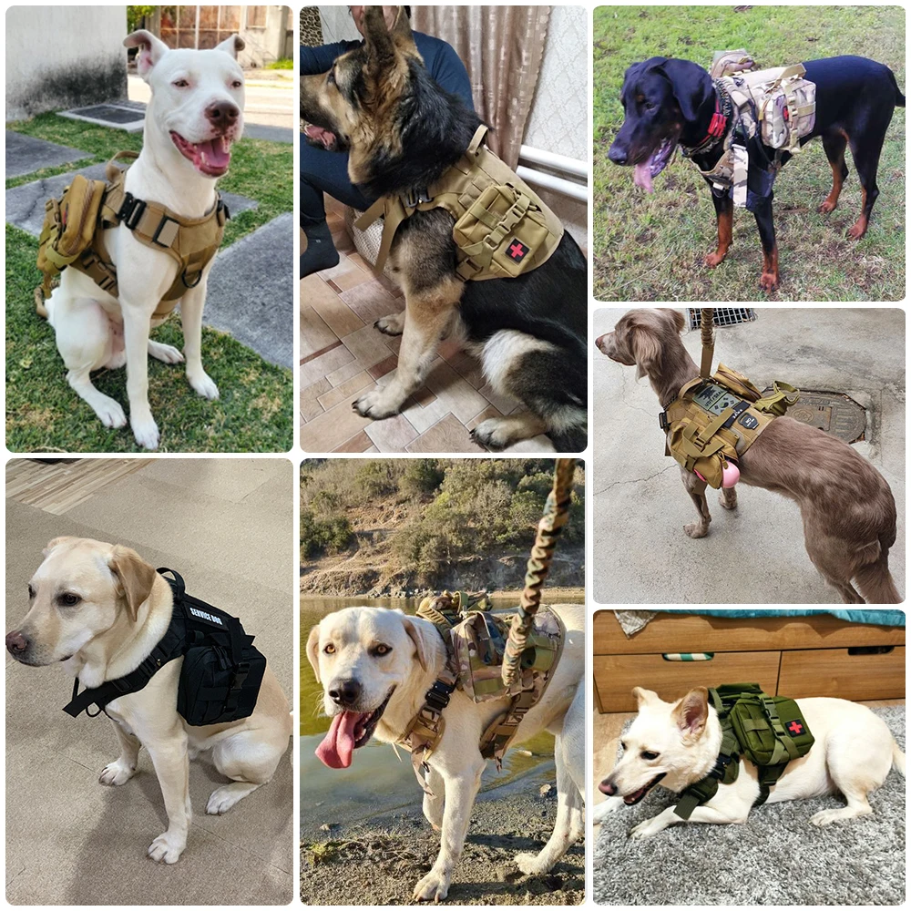 Tactical Dog Harness Leash Set - Image 7