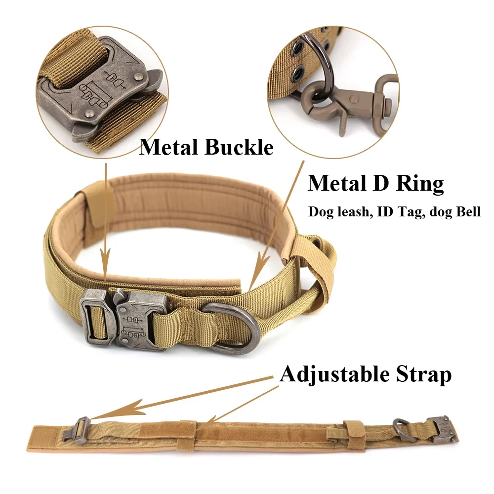 Tactical Dog Collar Leash Set - Image 2