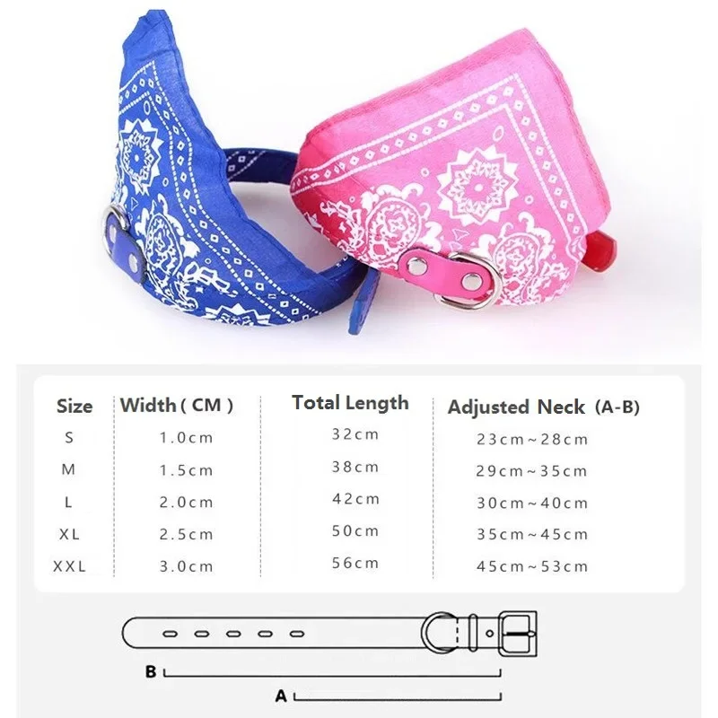Printed Dog Bandana Collar - Image 6
