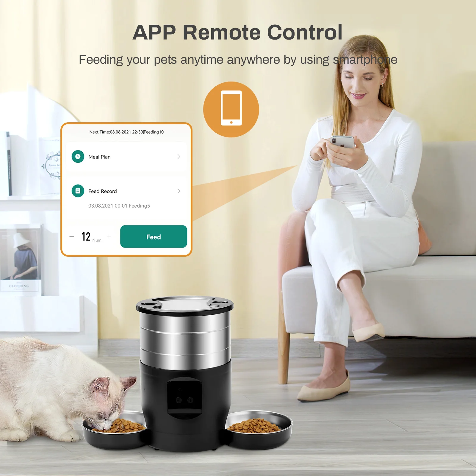 WiFi Automatic Cat Feeder - Image 3