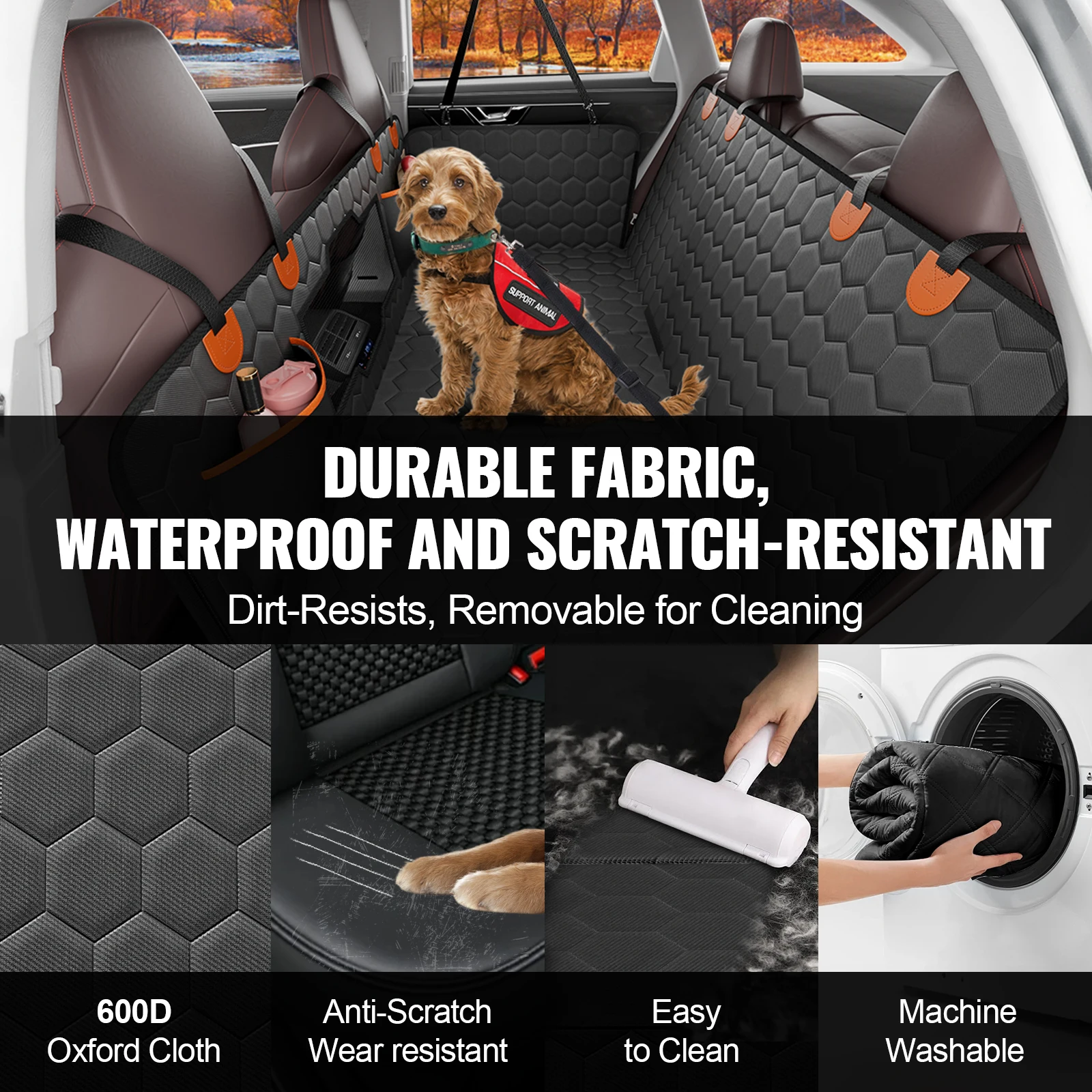 Dog Back Seat Extender Cover - Image 5