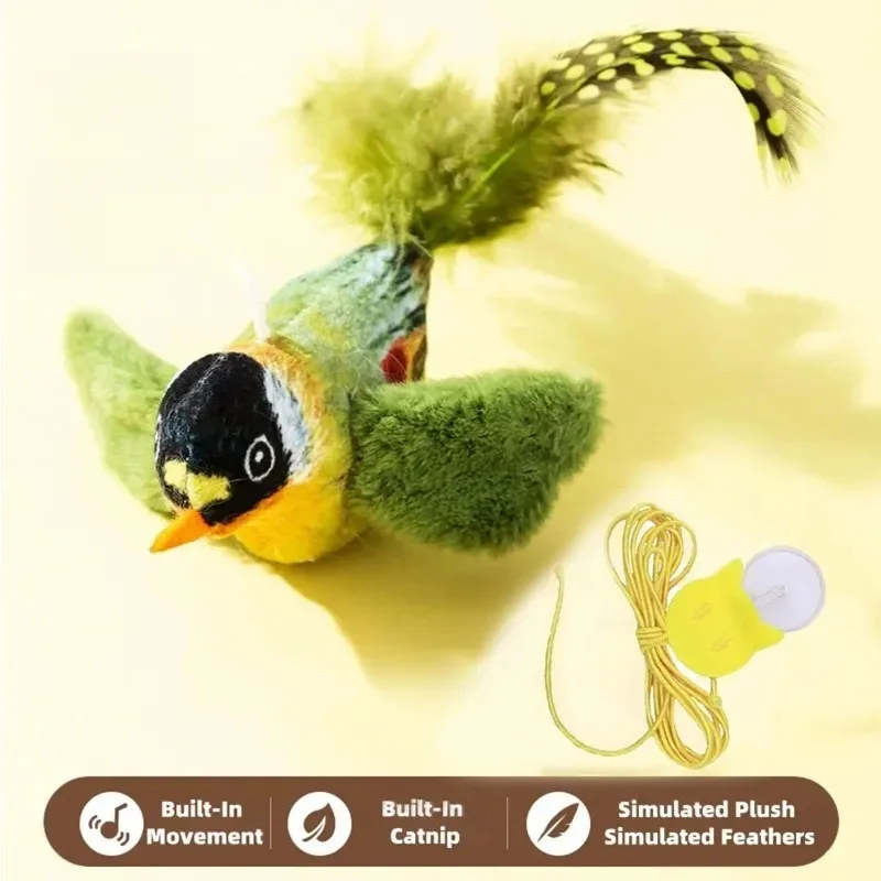 Plush Bird Cat Toy - Image 7