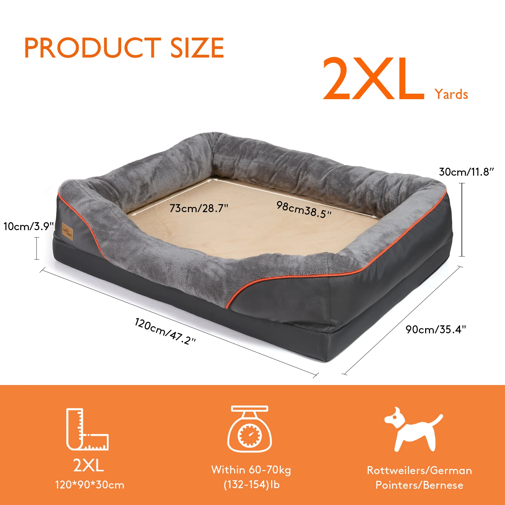 Washable Large Dog Bed - Image 9