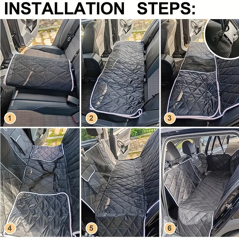 Waterproof Dog Car Backseat Cover - Image 6
