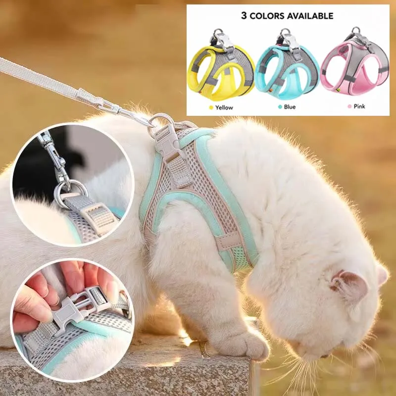 Reflective Mesh Pet Harness