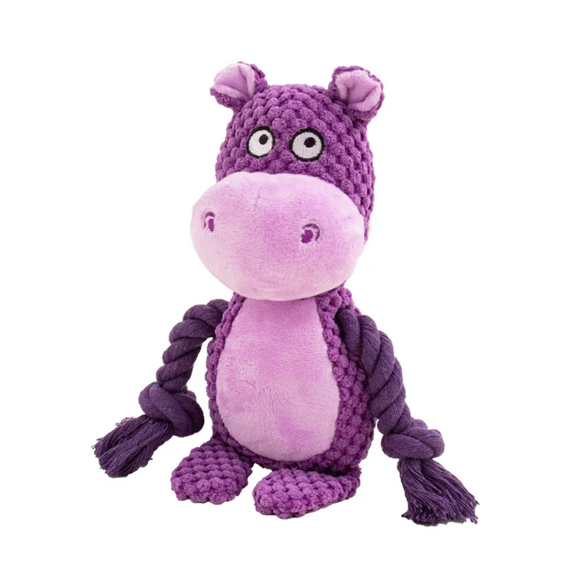 Squeaky Plush Dog Chew Toy - Image 4