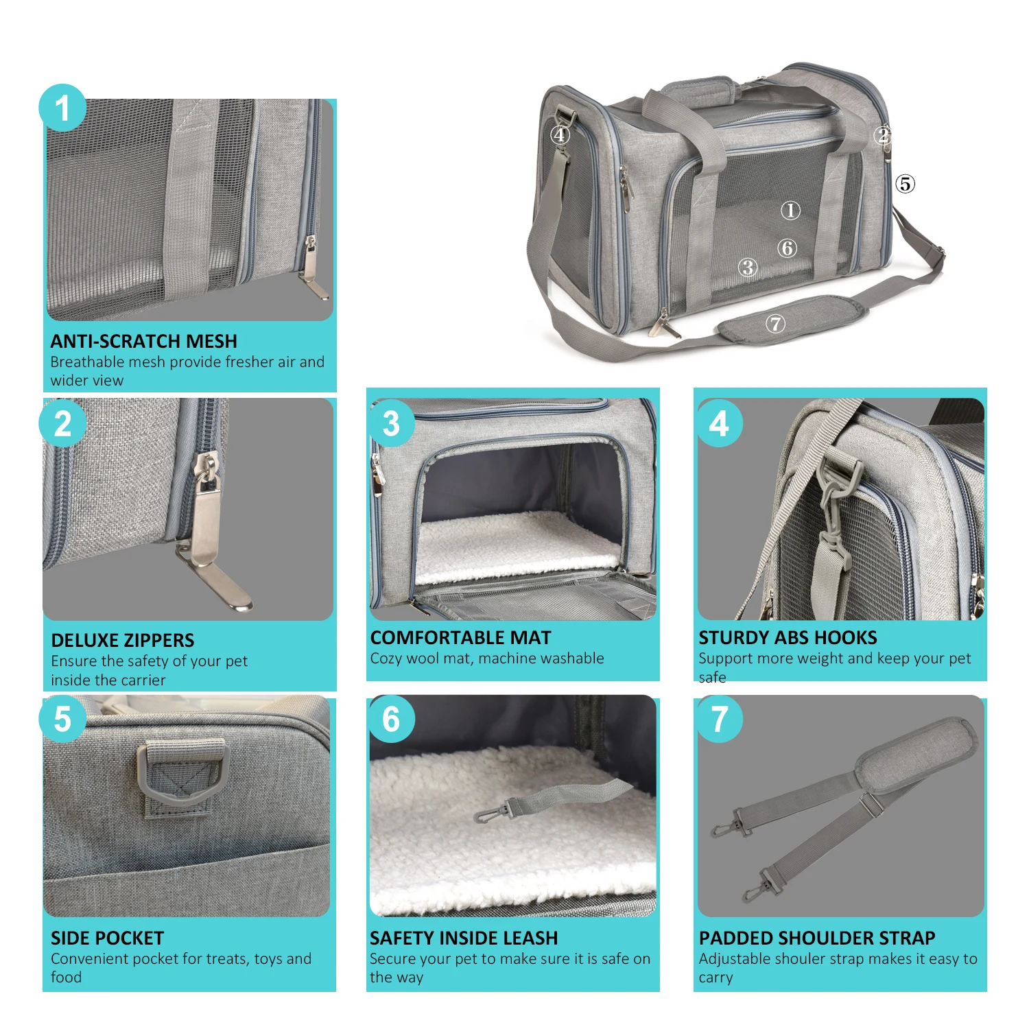 Airline Approved Pet Carrier Backpack - Image 4