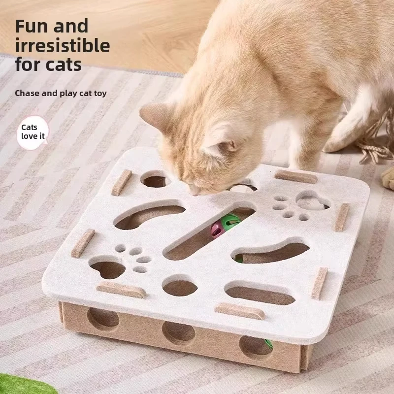 Felt Cat Puzzle Box - Image 2