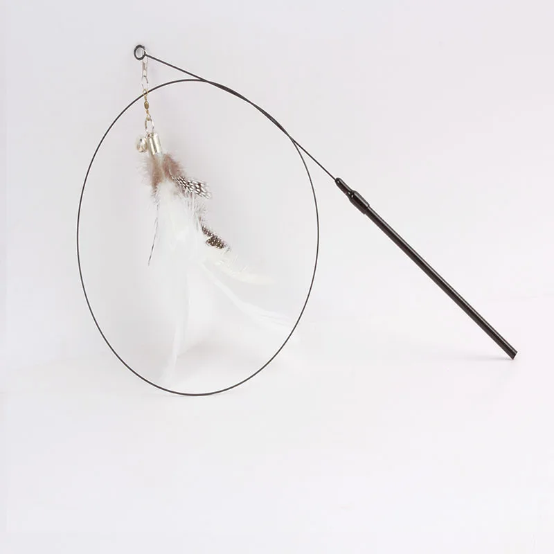 Feather Teaser Wand Cat Toy - Image 9